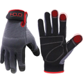 HANDLANDY Work Gloves for Men & Women, Utility Mechanic Working Gloves Touch Screen, Flexible Gardening Gloves for Yard