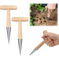 Plant Hole Digger for Planting, Garden Seed Dispenser, Bulb Planting Tool, Handheld Digger Garden Seed Planting Tool ...