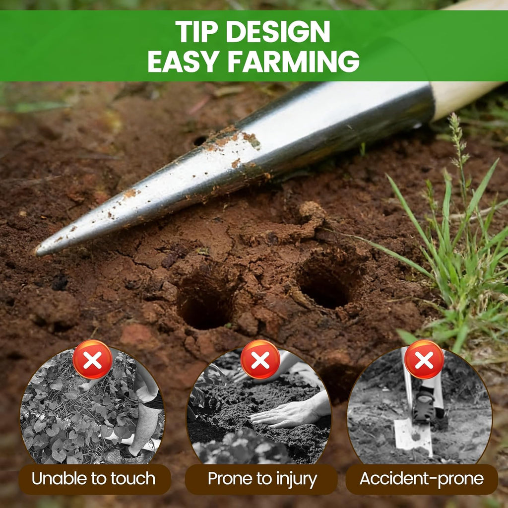 Plant Hole Digger for Planting, Garden Seed Dispenser, Bulb Planting Tool, Handheld Digger Garden Seed Planting Tool ... - Image 5