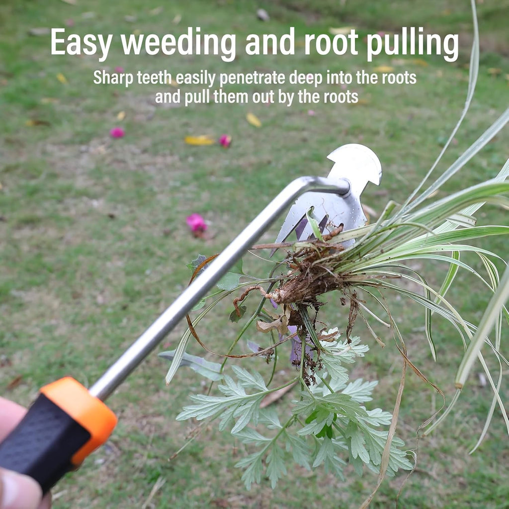 Weed Remover Tool,Garden Weed Tool, Portable Garden Weeding Tool for Vegetable Gardening Backyard Farm Planting & Wee... - Image 4