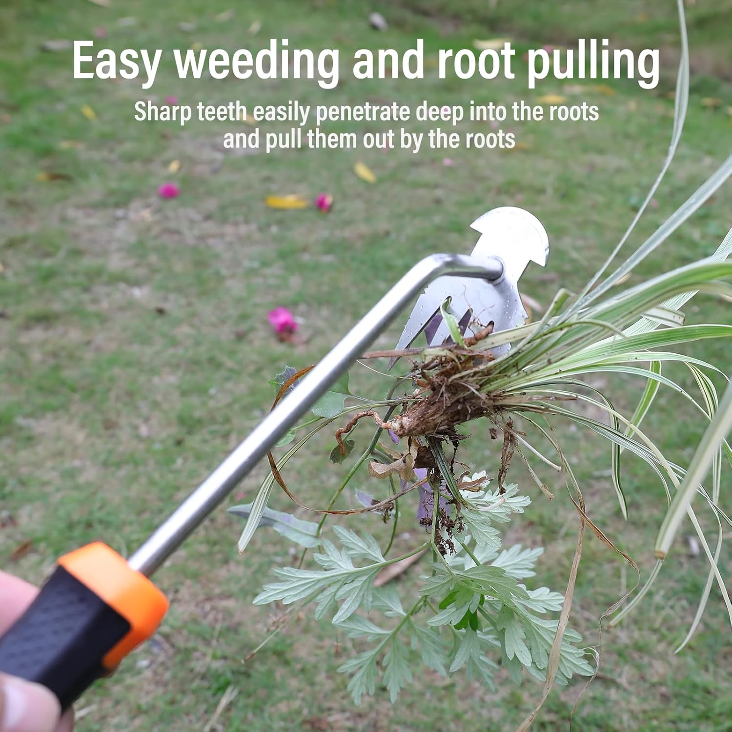 Weed Remover Tool,Garden Weed Tool, Portable Garden Weeding Tool for Vegetable Gardening Backyard Farm Planting & Wee... - Image 4