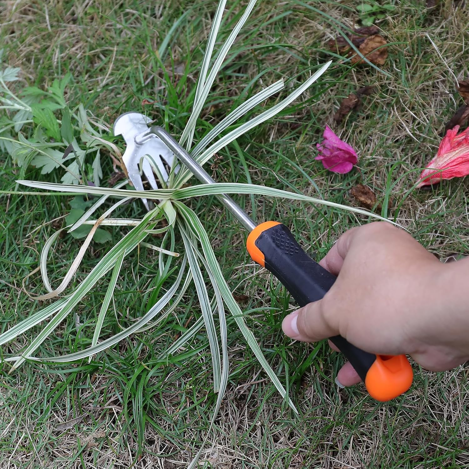 Weed Remover Tool,Garden Weed Tool, Portable Garden Weeding Tool for Vegetable Gardening Backyard Farm Planting & Wee... - Image 3